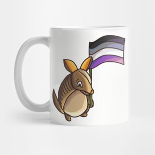 Asexual Pride Armadillo Mug